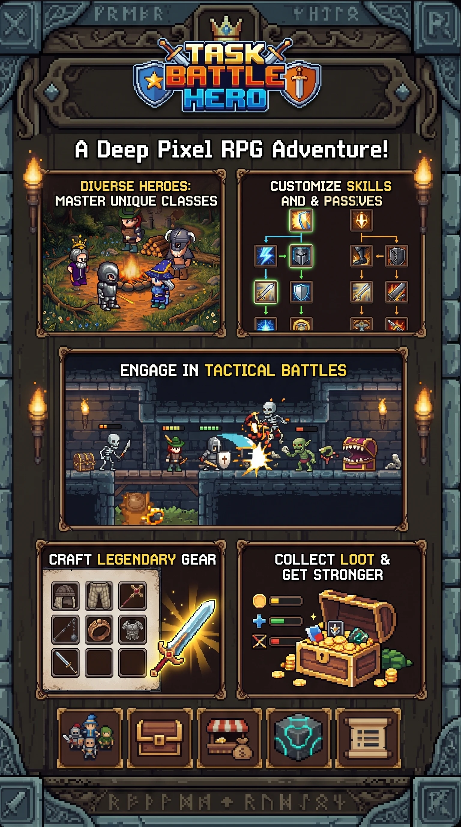 TBH: Task Battle Hero Idle RPG screenshot